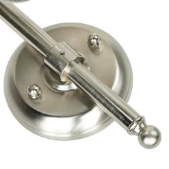 Wandleuchte aus Messing IP43 Maritim in Nickel