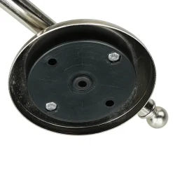 Wandleuchte aus Messing IP43 Maritim in Nickel