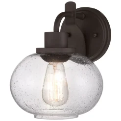 Wandleuchte Bad Metall Glas B:20cm Bad Lampe FELI