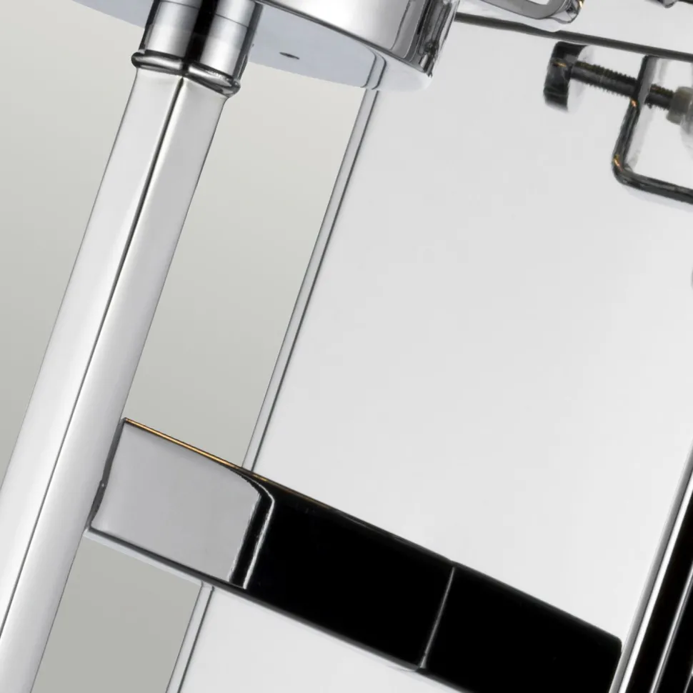 Wandleuchte Badezimmer Chrom 56 cm hoch E27 IP44