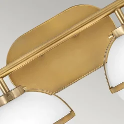 Wandleuchte Badezimmer Kugelschirm IP44 38,1 cm breit 2x E14