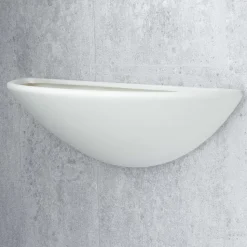 Wandleuchte E27 AUB in Weiß