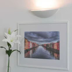 Wandleuchte E27 AUB in Weiß