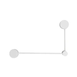 Wandleuchte 2-flammig Weiß GX53 Metall Modern indirekt