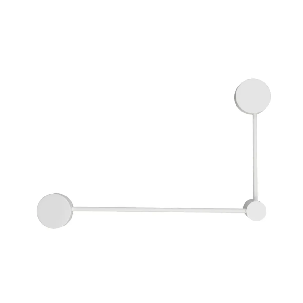 Wandleuchte 2-flammig Weiß GX53 Metall Modern indirekt