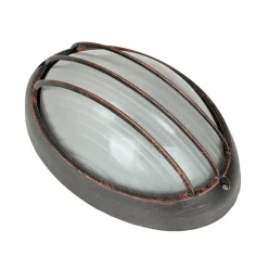 Wandleuchte für Außen Kupfer Antik AMSTERDAM B:22cm