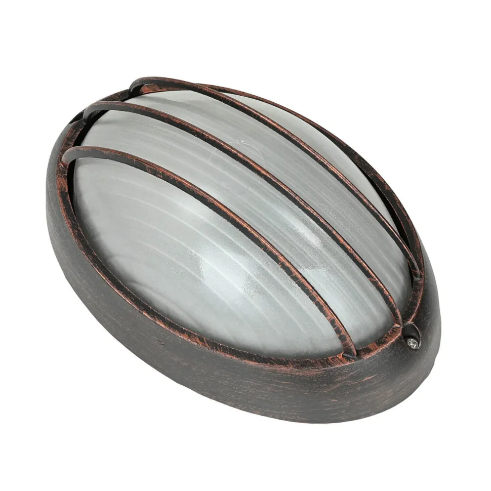 Wandleuchte für Außen Kupfer Antik AMSTERDAM B:22cm