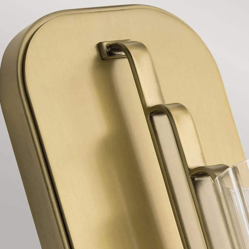 Wandleuchte Glas Metall E14 35,5 cm hoch Jugendstil