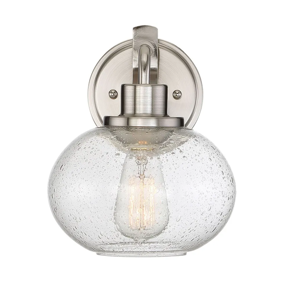 Wandleuchte Glas Metall Industrial Design E27 FELI