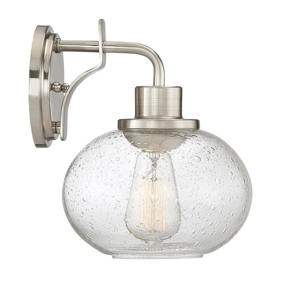 Wandleuchte Glas Metall Industrial Design E27 FELI