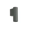 Wandleuchte Grau GU10 R35 Metall Modern H: 12 cm klein