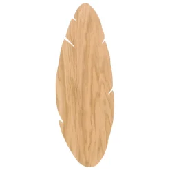 Wandleuchte Holz Deko 51 cm Blatt indirektes Licht Boho