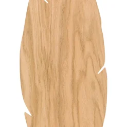 Wandleuchte Holz Deko 51 cm Blatt indirektes Licht Boho