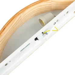 Wandleuchte Holz Flurlampe 40cm vielseitig ARBARO