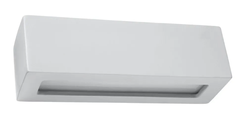 Wandleuchte Keramik 32,5 cm Grau E27 indirekt Up Down