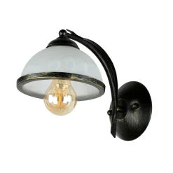 Wandleuchte KORFU in Messing Antik