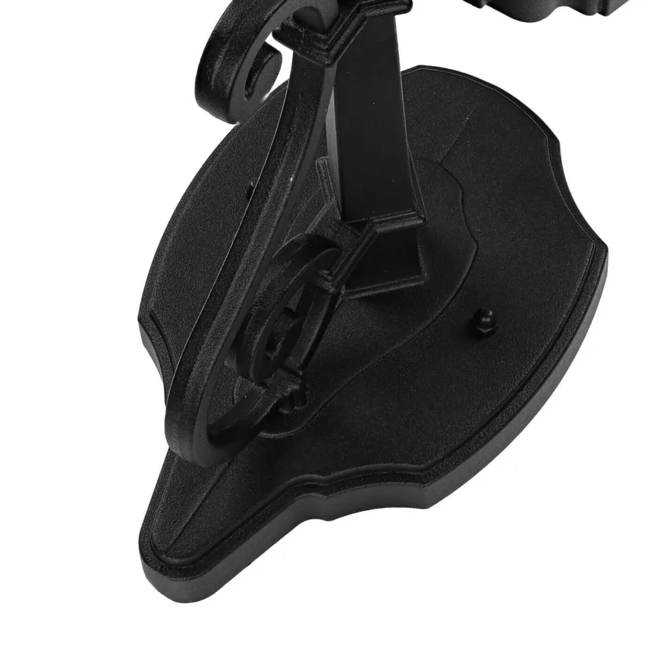 Wandleuchte LEADWORTH Schwarz IP43 Rustikal Haus