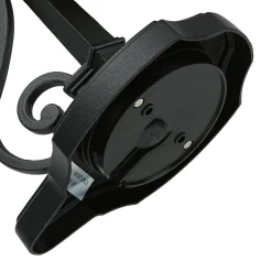 Wandleuchte LEADWORTH Schwarz IP43 Rustikal Haus