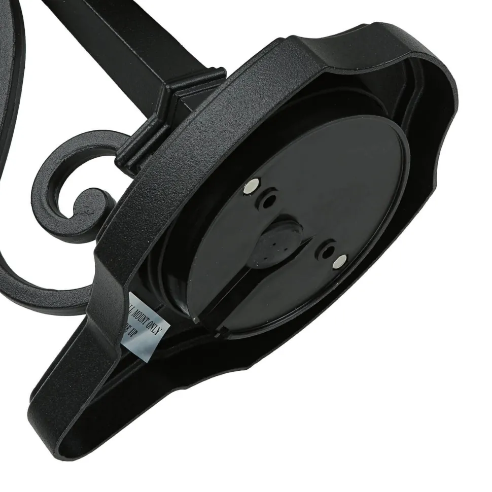 Wandleuchte LEADWORTH Schwarz IP43 Rustikal Haus