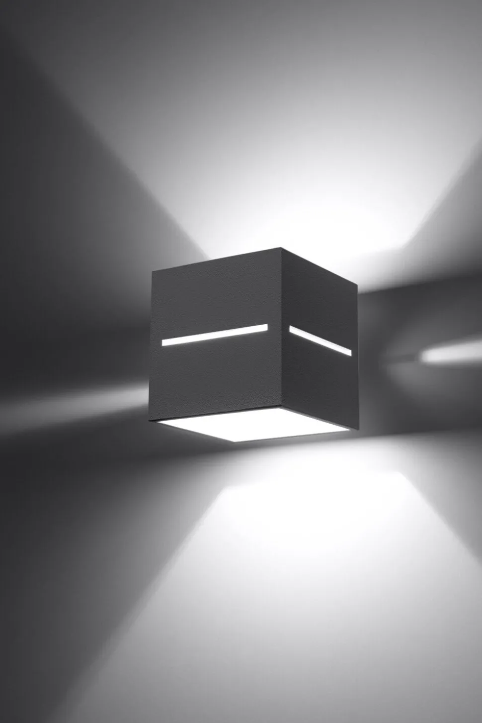 Wandleuchte LORUM in Grau