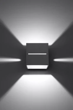 Wandleuchte LORUM in Grau