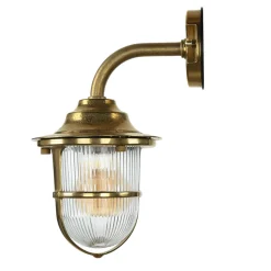 Wandleuchte Messing Maritim IP64 Haus Hof Haustür