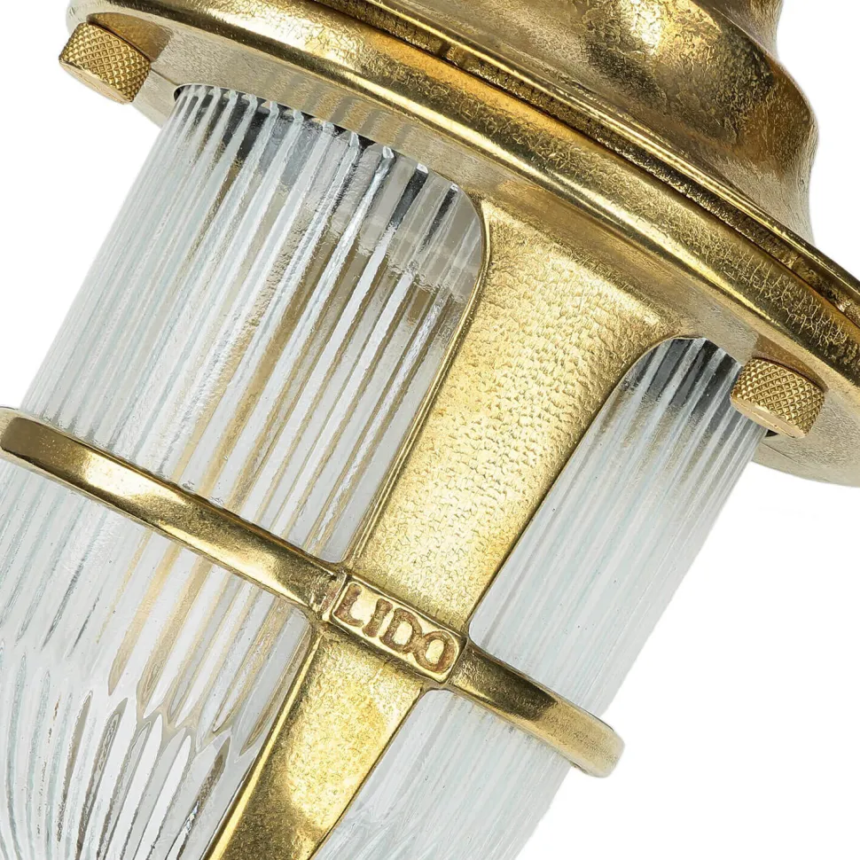 Wandleuchte Messing Maritim IP64 Haus Hof Haustür