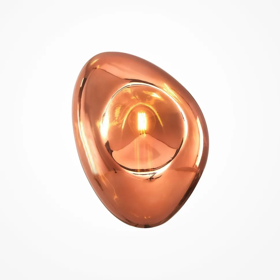 Wandleuchte Metall Glas E14 H: 27,5 cm Modern MILAN