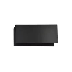 Wandleuchte Metall Schwarz indirekte Beleuchtung Flur