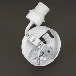 Wandleuchte mit Schalter Weiß MAJA