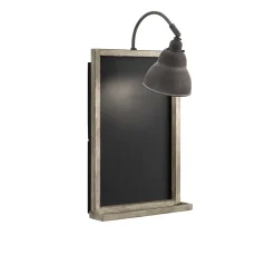 Wandleuchte mit Tafel Retro Design flexibler Schirm