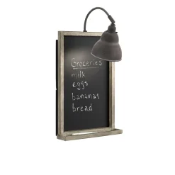 Wandleuchte mit Tafel Retro Design flexibler Schirm