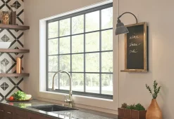 Wandleuchte mit Tafel Retro Design flexibler Schirm