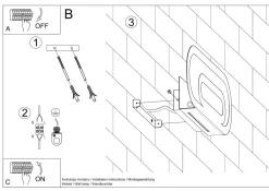 Wandleuchte Modern Weiß 2x G9 indirektes Licht