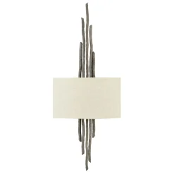 Wandleuchte PALINA Creme Bronze B:30cm 2xE14 Lampe