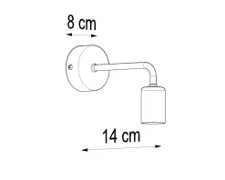 Wandleuchte Retro Metall vielseitig E27 Retro Design