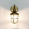 Wandleuchte SANTORIN aus Echt Messing für Außen