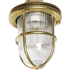 Wandleuchte SANTORIN aus Echt Messing für Außen