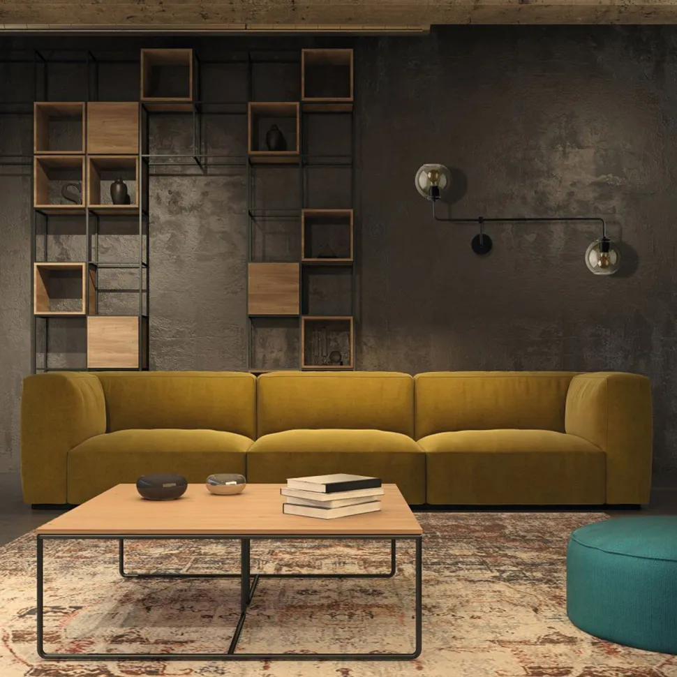 Wandleuchte Schwarz Glas Monaco