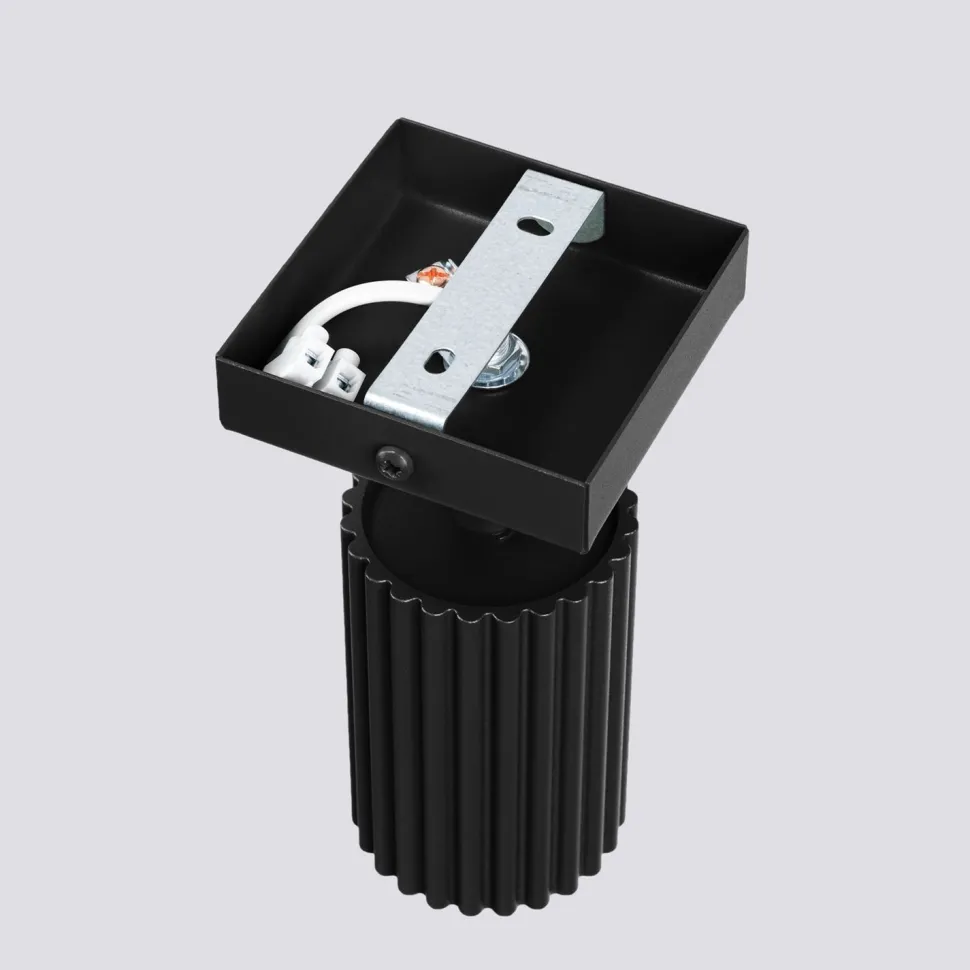 Wandleuchte Schwarz GU10 Modern B: 8 cm klein schwenkbar