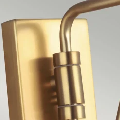 Wandleuchte Schwarz Messing E27 Metall Retro Design