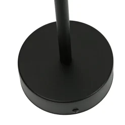 Wandleuchte Schwarz Metall T:41cm E27 Industrial