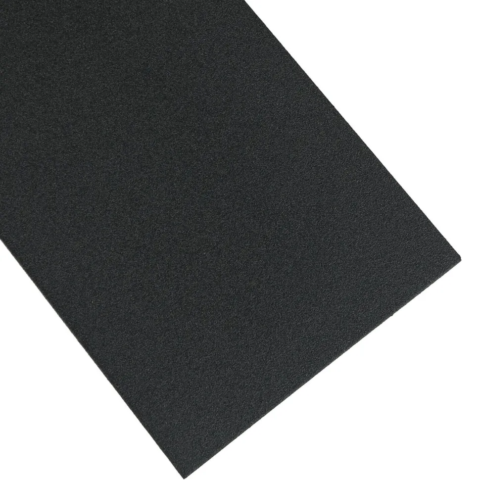 Wandleuchte Schwarz Modern Metall 50 cm lang flach eckig