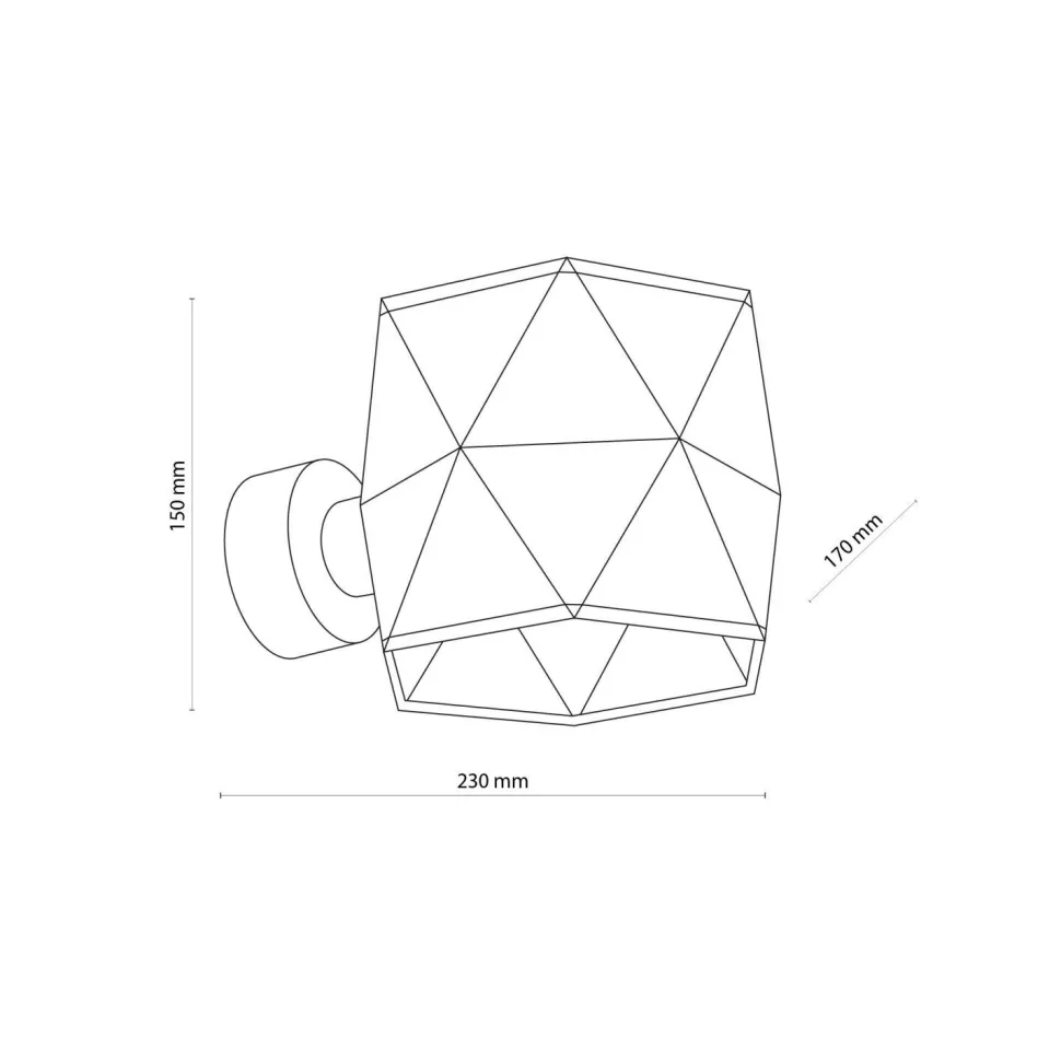 Wandleuchte Stoff Modern Schwarz E27 Up Down