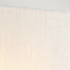 Wandleuchte Stoff Schirm Up Down Creme Messing E27