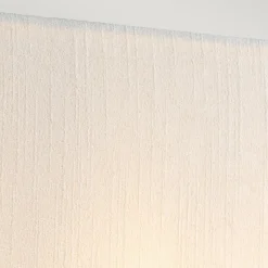 Wandleuchte Stoff Schirm Up Down Creme Chrom NADATILA