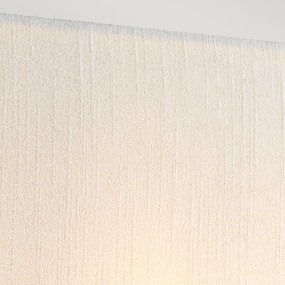 Wandleuchte Stoff Schirm Up Down Creme Chrom NADATILA