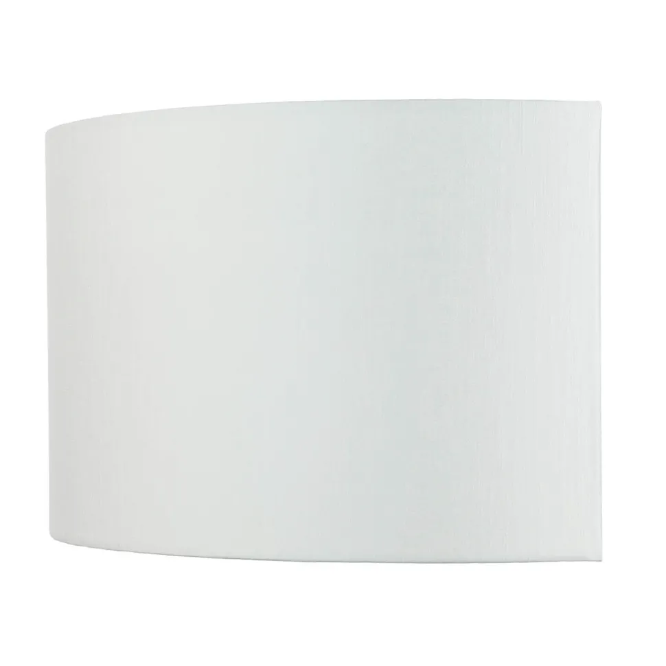 Wandleuchte Stoff Up Down in Creme Messing GRASTA