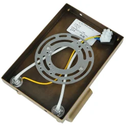 Wandleuchte Stoff Up Down in Creme Messing GRASTA