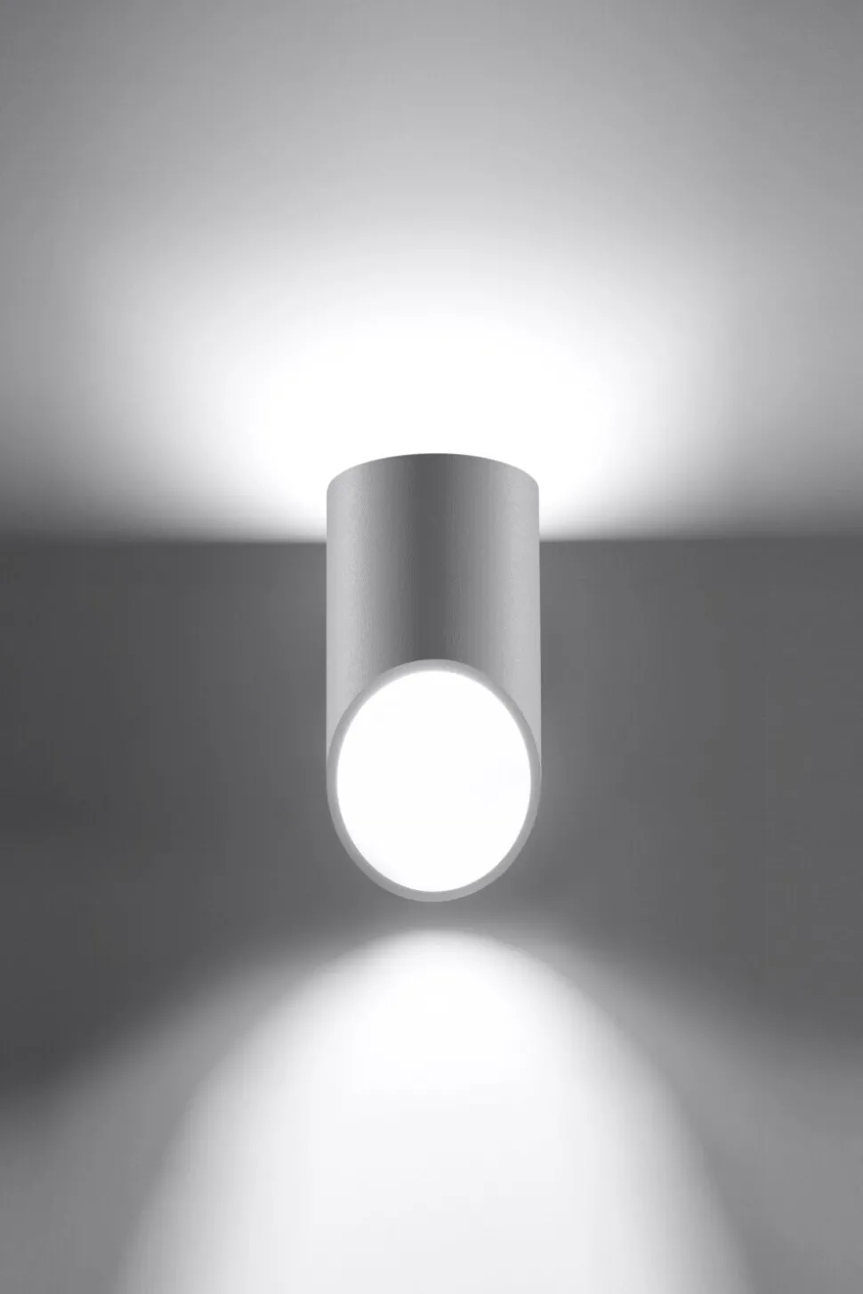 Wandleuchte Up & Down Spot Aluminium Ø10cm H:20cm